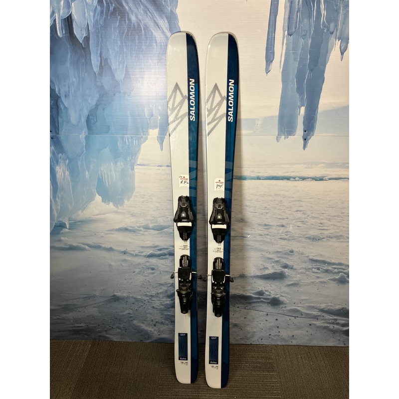 Used Salomon QST Echo Skis – 165cm w/ Salomon Strive 13 Demo Binding