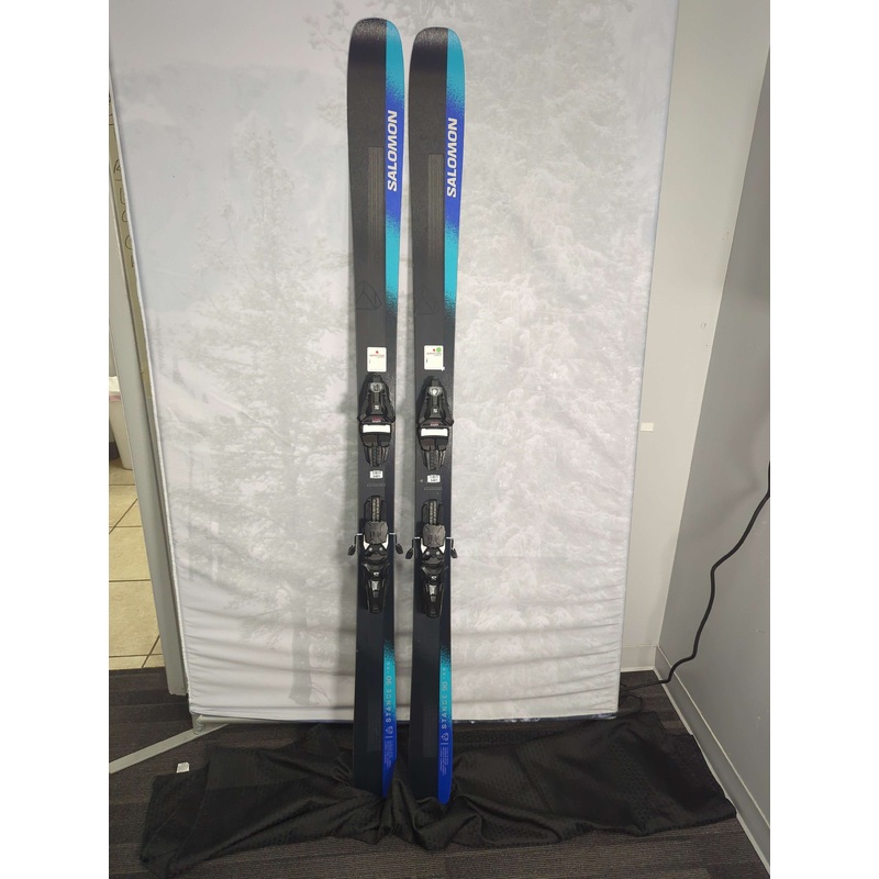 Used Salomon Stance 90 Skis 180cm w/ Strive 13 GW Demo Bindings (2025)