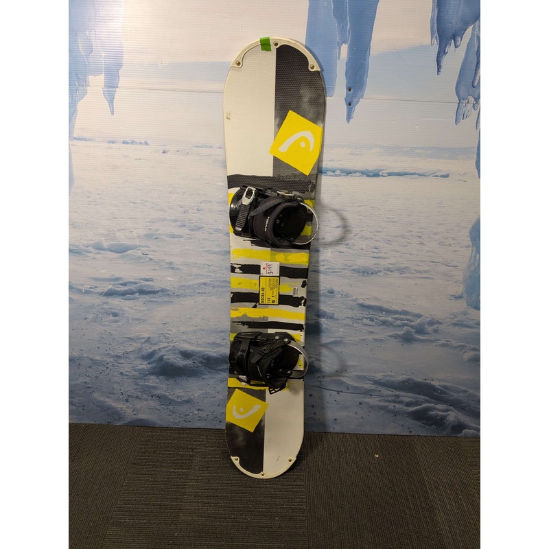 Heavily Used Head Rocka 4D 140cm Snowboard W/ Head Small Binding