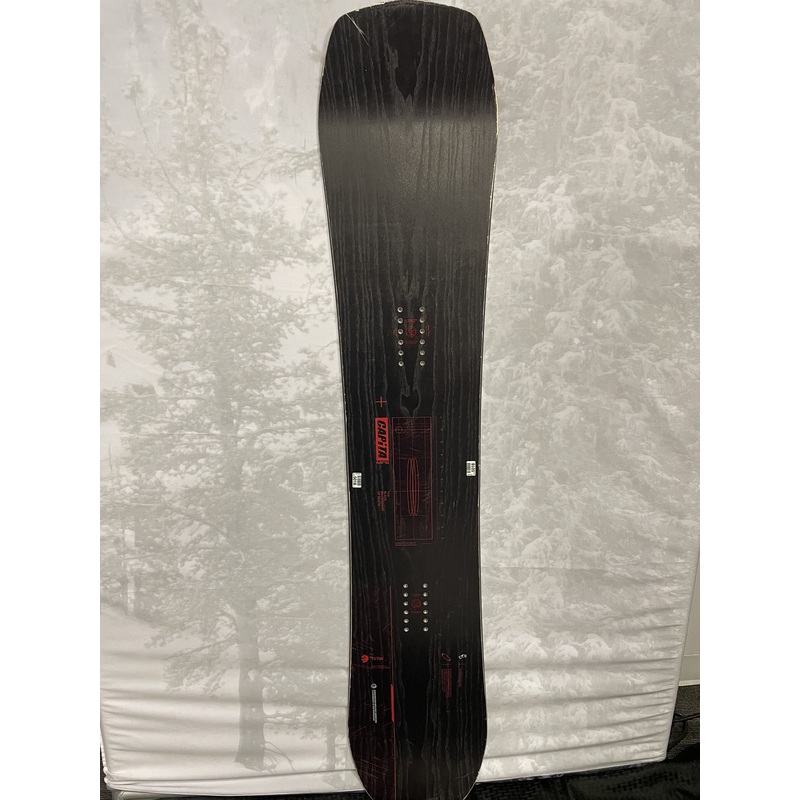 Lightly Used 2025 Capita Black Snowboard of Death Snowboard 157W cm