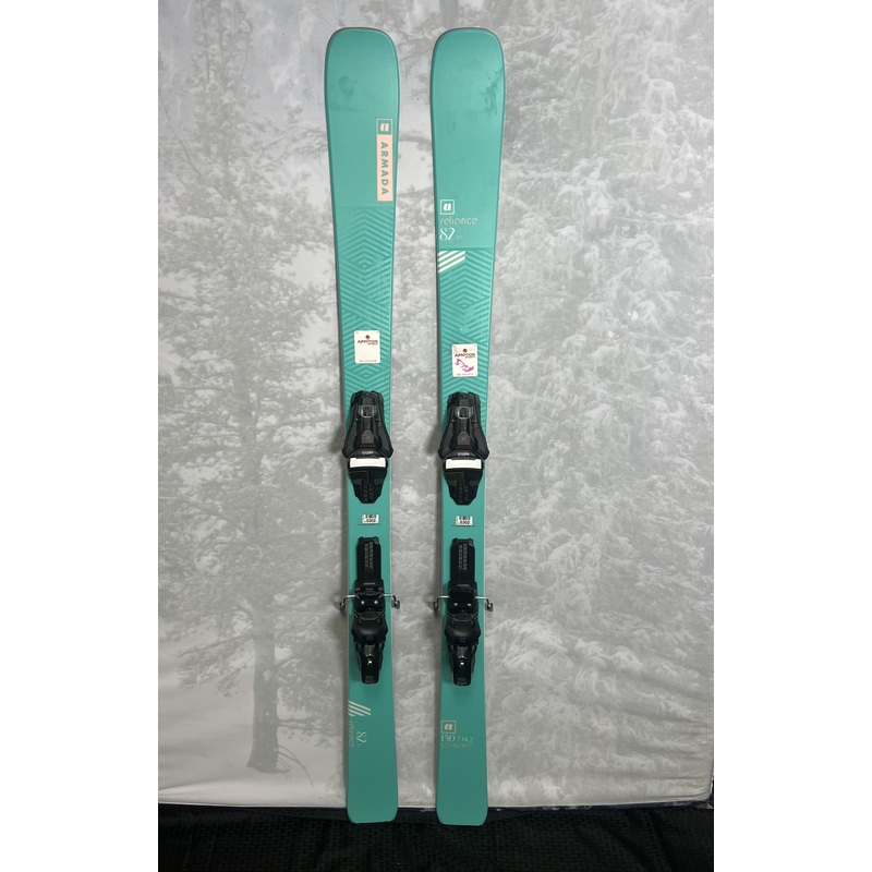 Lightly Used 2025 Armada Reliance 82 TI Skis 150cm w/ Aramda Strive 11 GW Binding