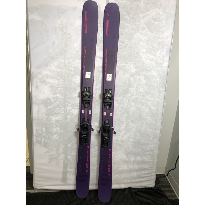 Lightly used 2025 Elan Playmaker 111 ski- 180cm w/ Tyrolia Attack LYT 13 adjustable GW binding