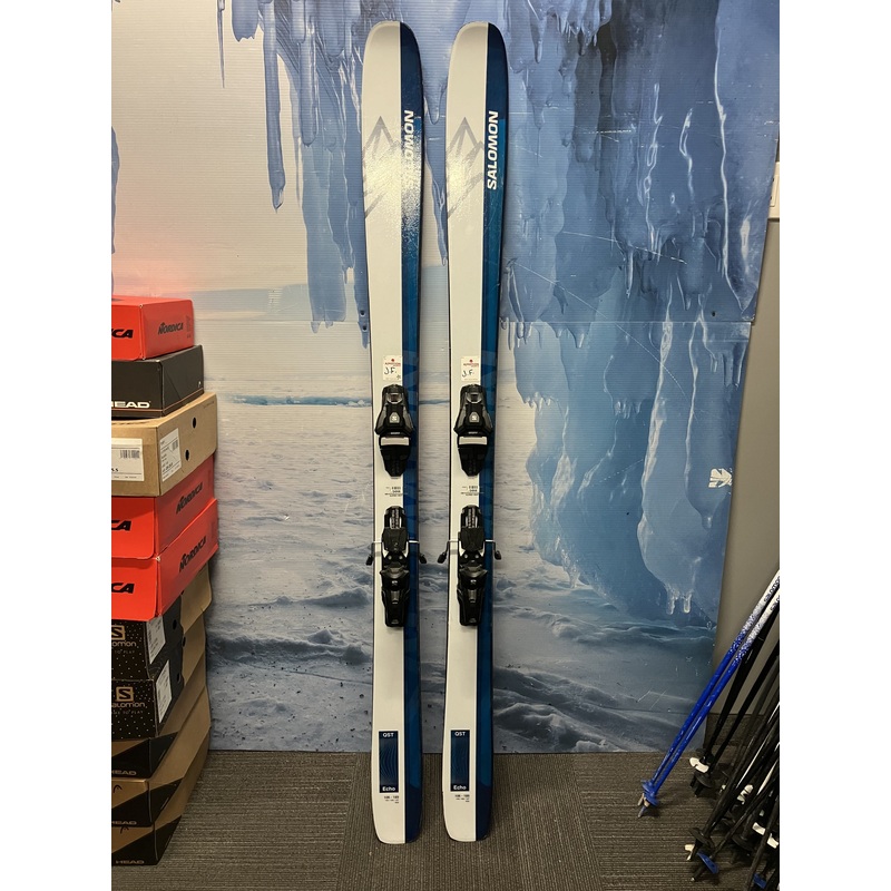 Used Salomon QST Echo 106 Skis – 189cm w/ Salomon Strive 13 Demo Binding
