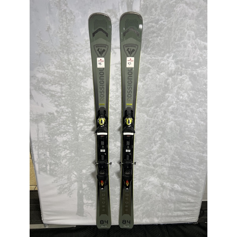Used Rossignol Arcade 84 152 cm Skis 2025 w/Look Konect GW Demo Bindings