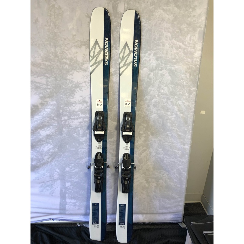 Used Salomon QST Echo 106 Skis – 157cm w/ Salomon Strive 13 Demo Binding