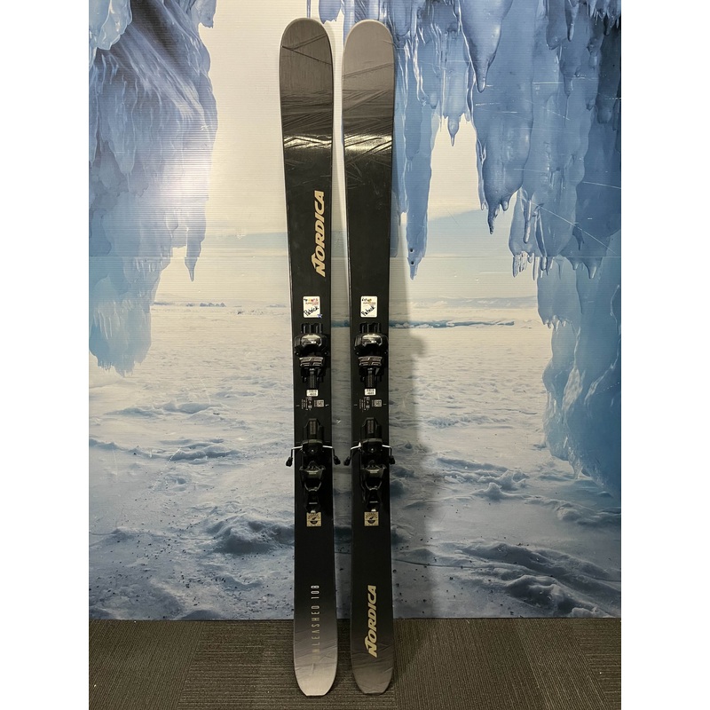Used Nordica Unleashed 108 186 cm Skis 2023 w/ Tyrolia Attack 14 MN Demo Bindings