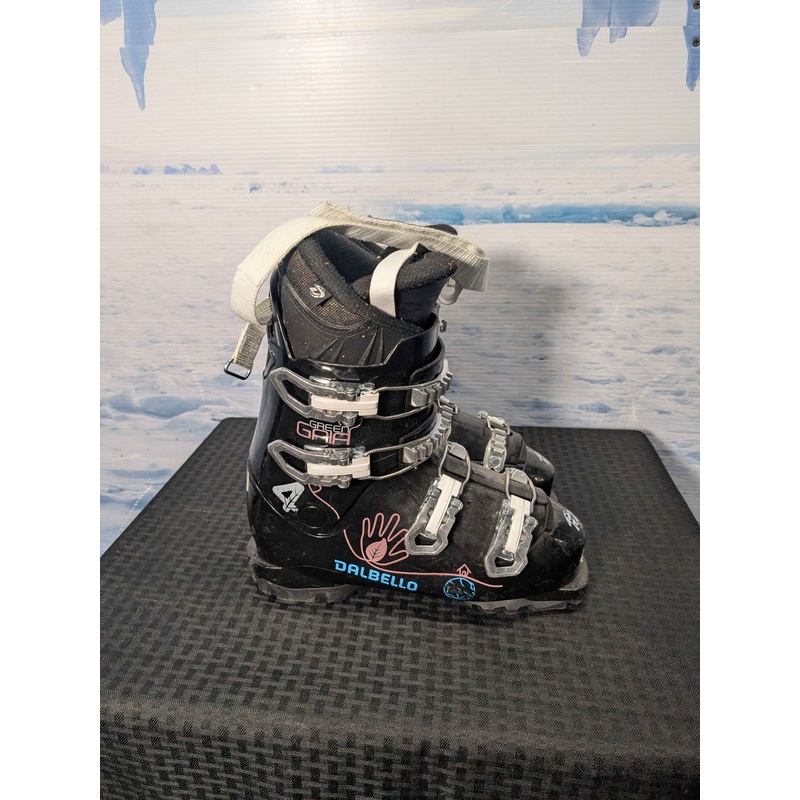 Like-New 2023 Dalbello GRIPWALK Gaia Green 4 Kids Ski Boot – 23.5MP