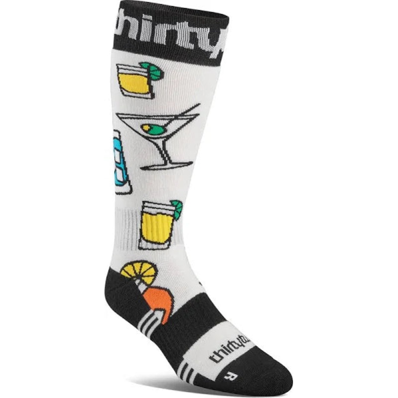 ThirtyTwo Men’s Double Sock|Adult L/XL (US 9-14)|White