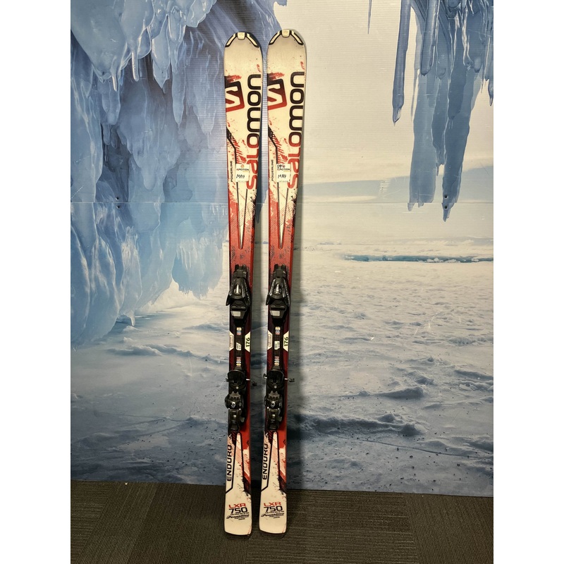 Used Saloman Powerline Enduro Men’s Ski w/ Saloman L10 Demo Bindings – 176CM