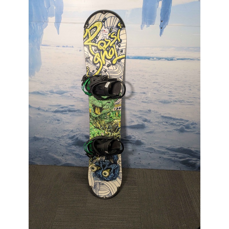 Used Rossignol Alias Ampteck 135cm Snowboard W/ Small K2 Binding
