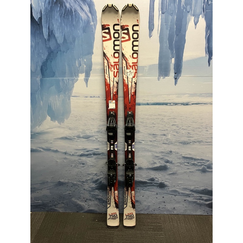 Used Salomon Powerline Enduro LXR 750 168cm Skis w/ Salomon L10 Bindings