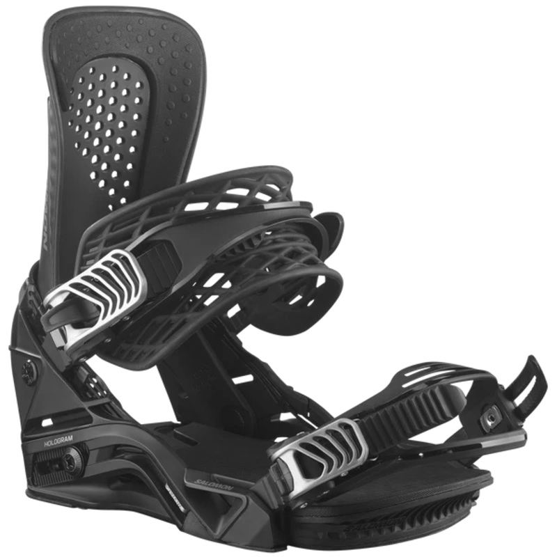 Salomon Hologram Black Snowboard Bindings – 2024