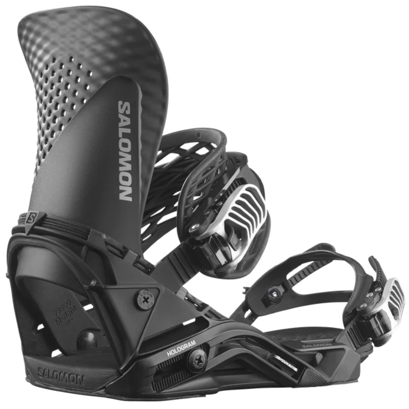 Salomon Hologram Black Snowboard Bindings – 2026