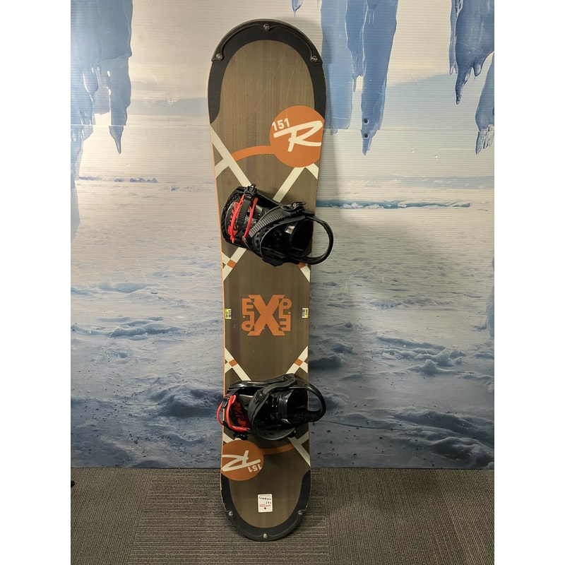 Used Rossignol Exp Men’s Snowboard w/ K2 Large Demo Bindings – 151CM