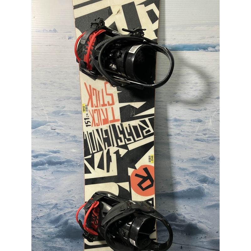 Used Rossignol Trick Stick Men’s Snowboard w/ K2 Large Demo Bindings – 151CM