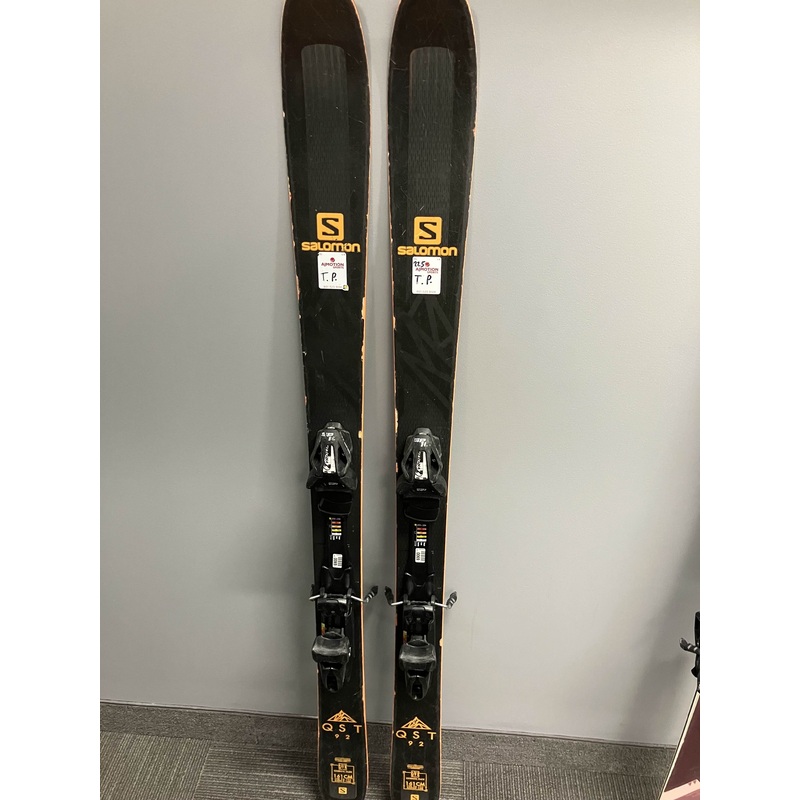 Used Salomon Qst 92 Ski w/ Tyrolia Sp10 Bindings – 161CM