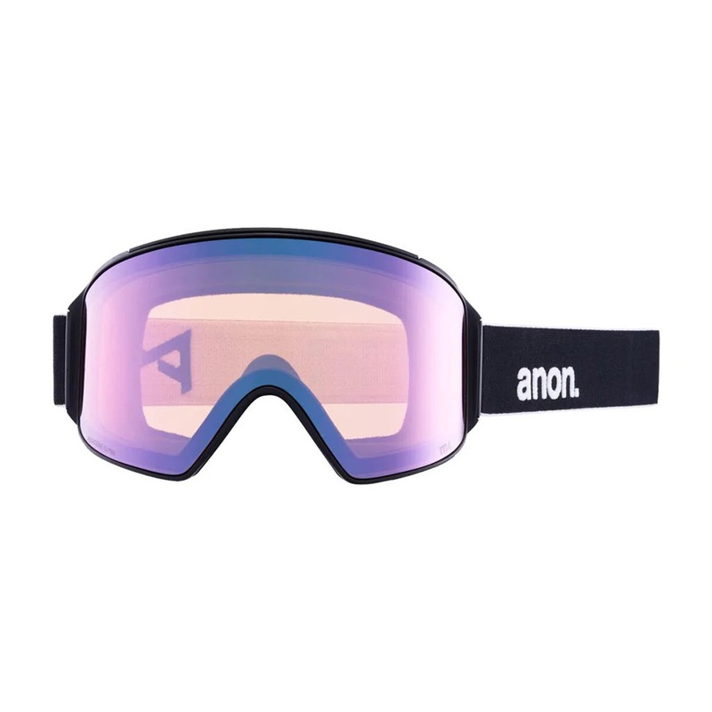 Anon M4 Cylindrical Adult Goggle + MFI Face Mask + Bonus Lens – Black/Percieve Blue