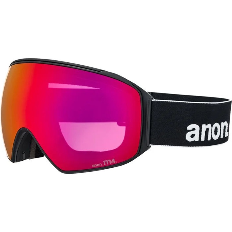 Anon M4 Toric Adult Goggle + MFI Face Mask + Bonus Lens – Black/Percieve Red