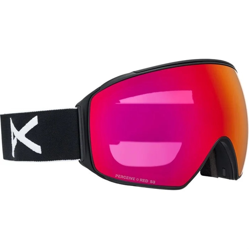 Anon M4 Toric Adult Goggle + MFI Face Mask + Bonus Lens – Black/Percieve Red