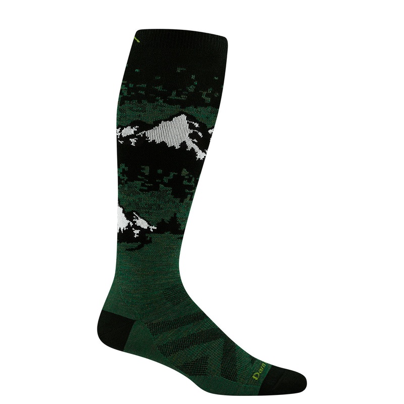 Darn Tough Cold Smoke OTC Lightweight Ski Socks – Moss