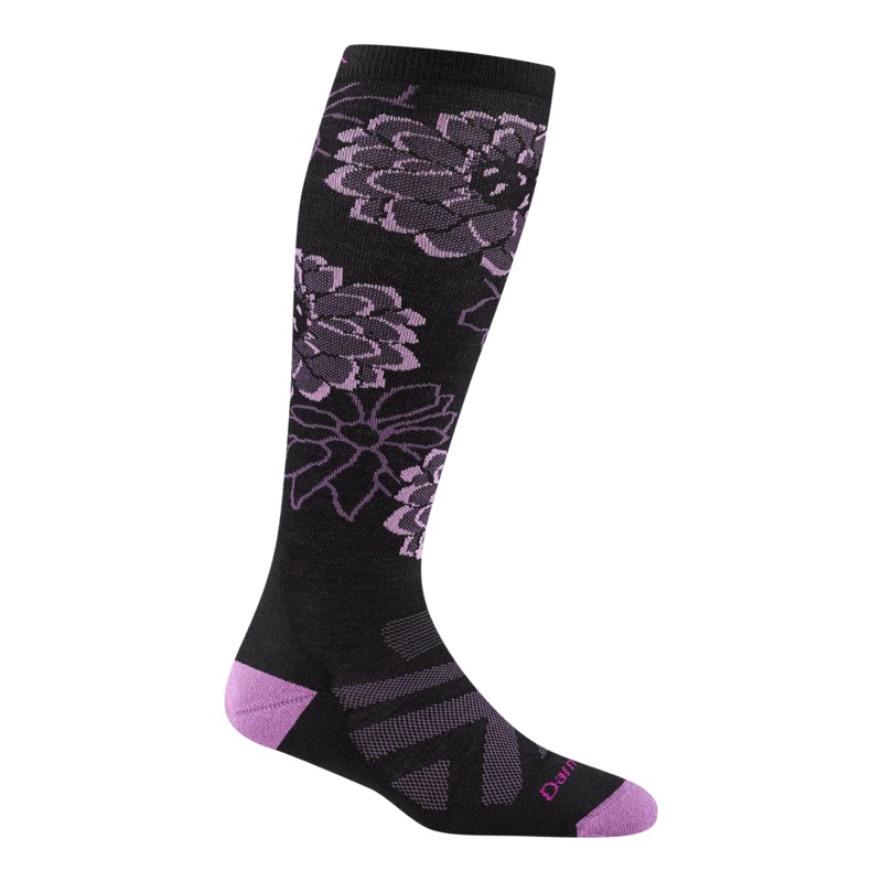 Darn Tough Women’s Dahlia Lightweight Ski Socks – Black
