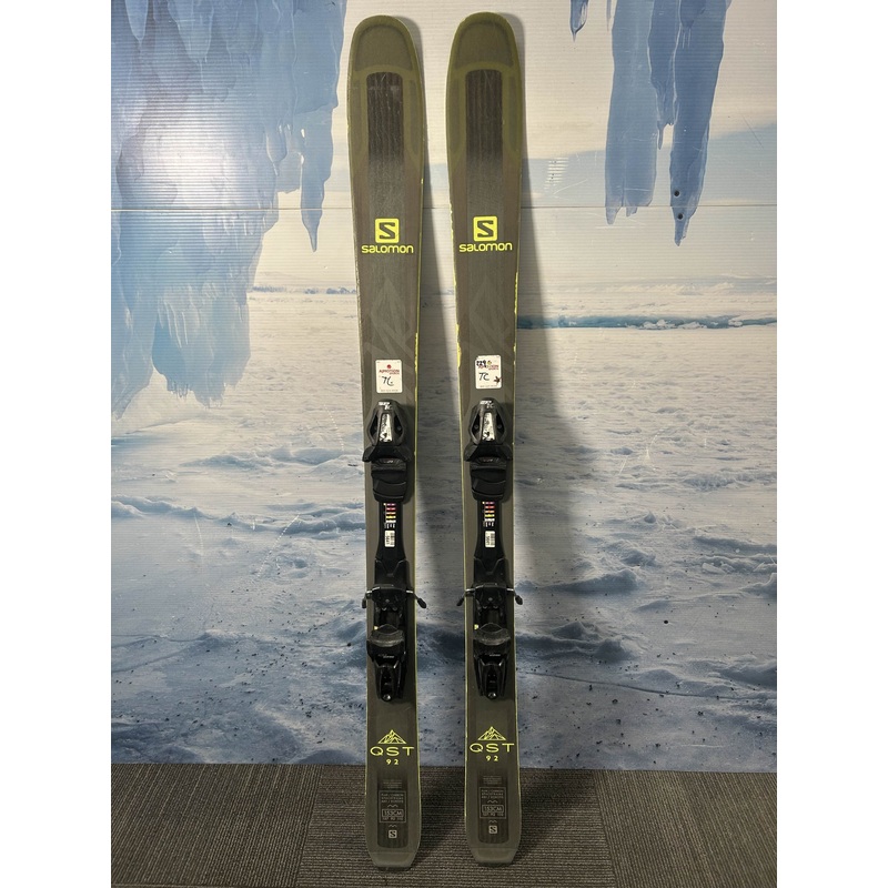 Used Salomon Qst 92 Ski w/ Tyrolia Sp 10 Demo Bindings – 153CM