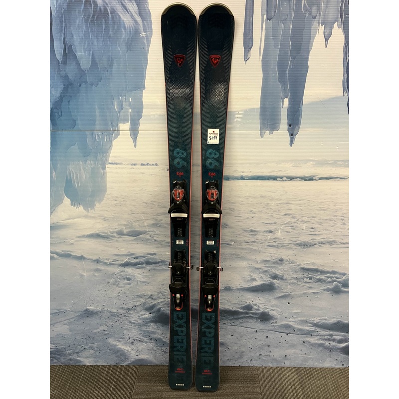 Used Rossignol Experience 86 Ti 167cm Skis w/ Look 14 Bindings