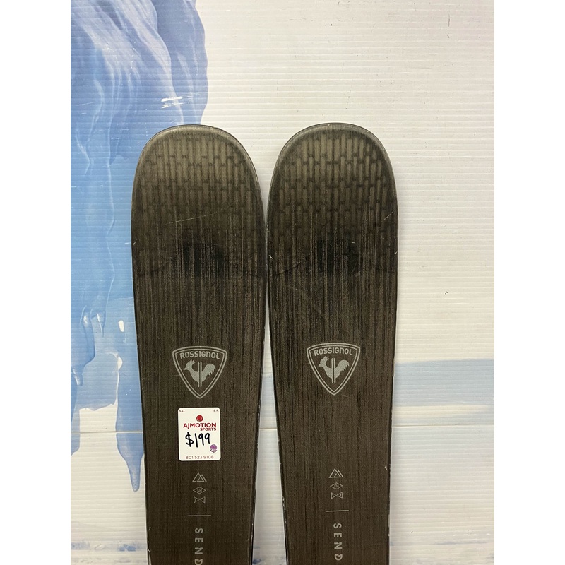 Used Rossignol Sender 104 TI 154cm Skis w/ Look 12 Bindings