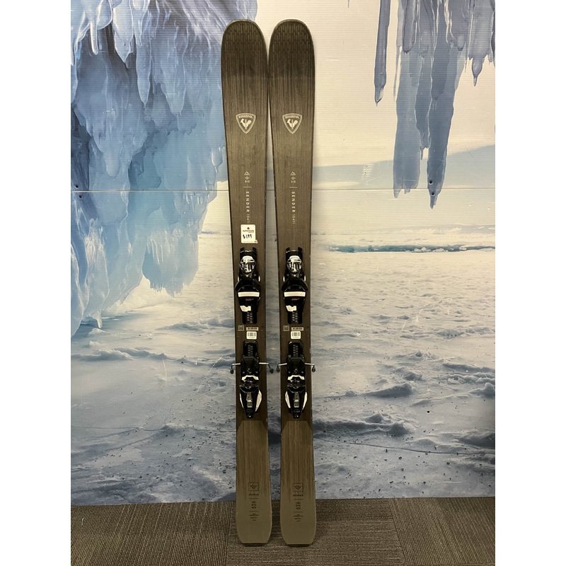 Used Rossignol Sender 104 TI 172cm Skis w/ Look 12 Bindings