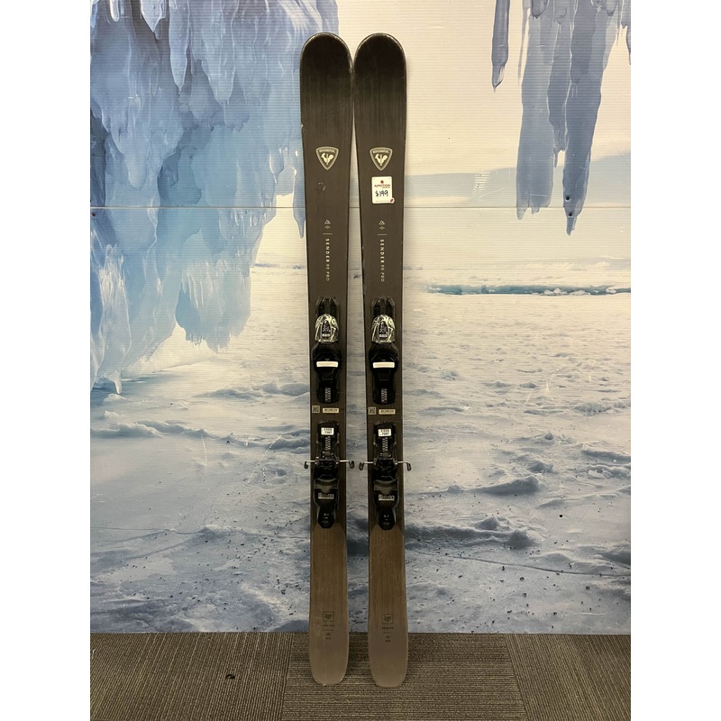 Used Rossignol Sender 90 Pro Skis 160cm w/ Look 10 Bindings